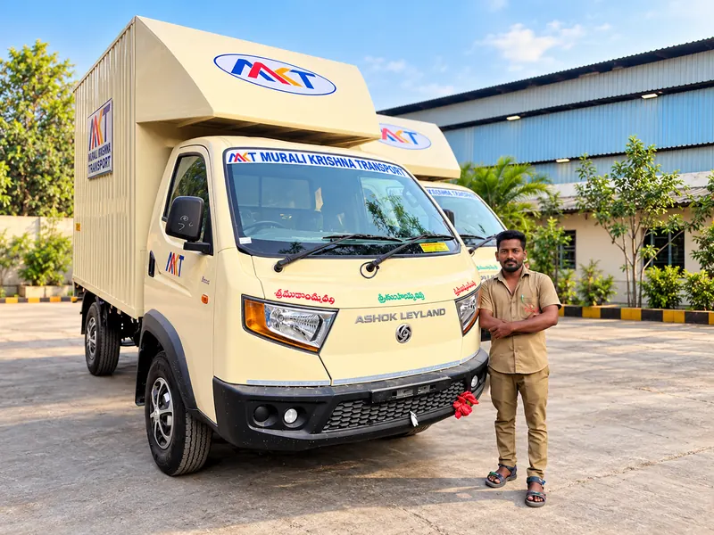 MKT enclosed cargo vehicles with a driver